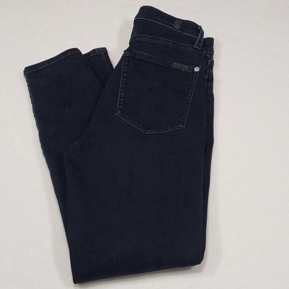 7 For All Mankind The High Waist Ankle‎ Skinny Jeans Size 26